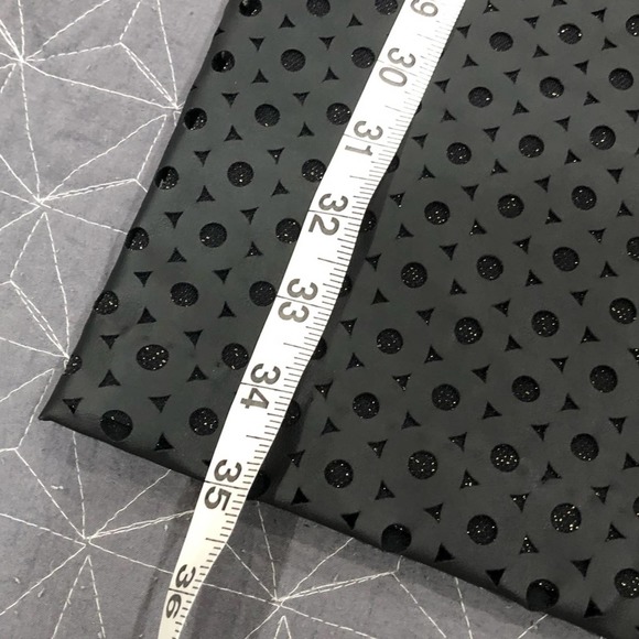 Muse sz 4 Black Perforated Faux Leather Sheath Dress - Picture 9 of 11